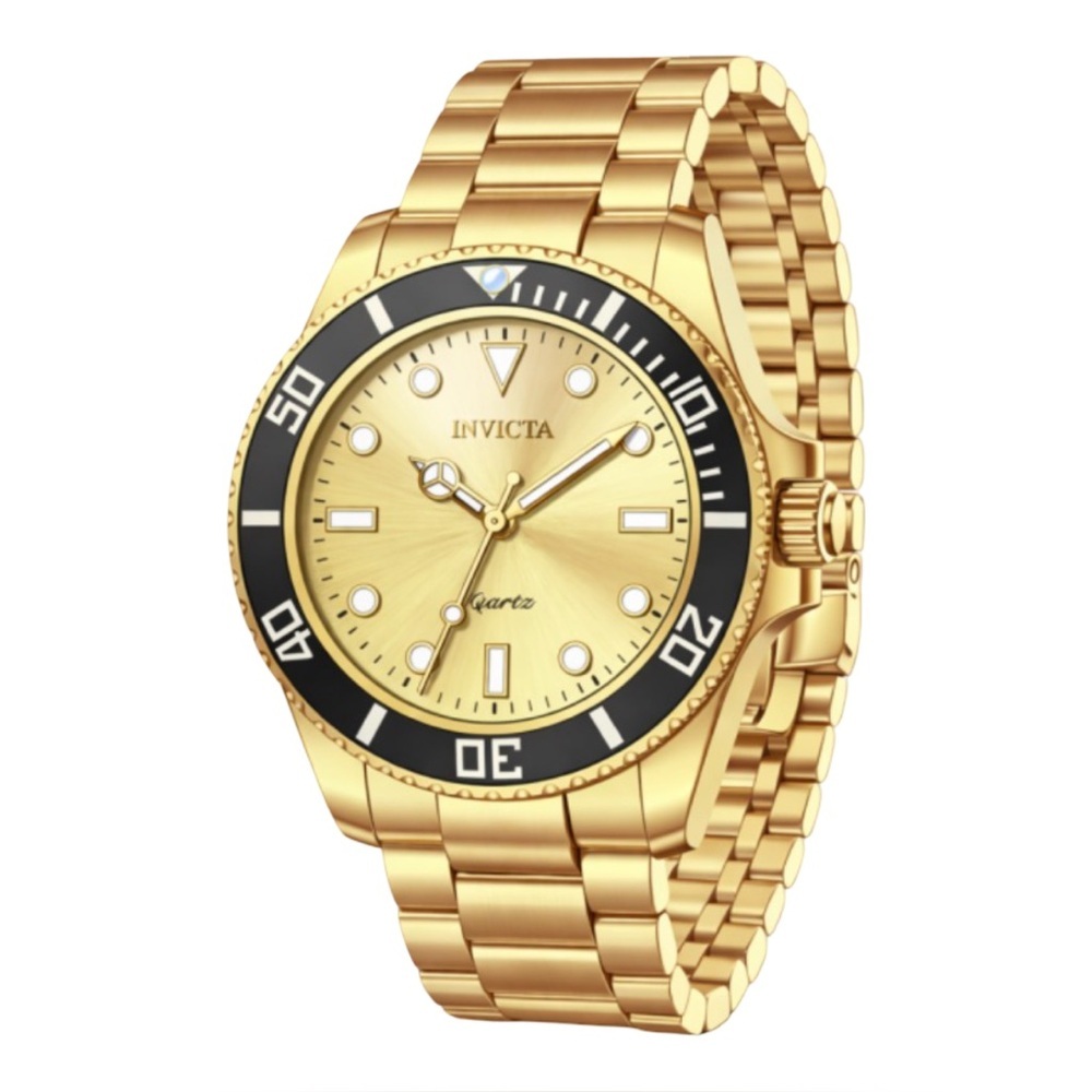 New Invicta Pro Diver Men's Watch - 42mm, Gold (69396)